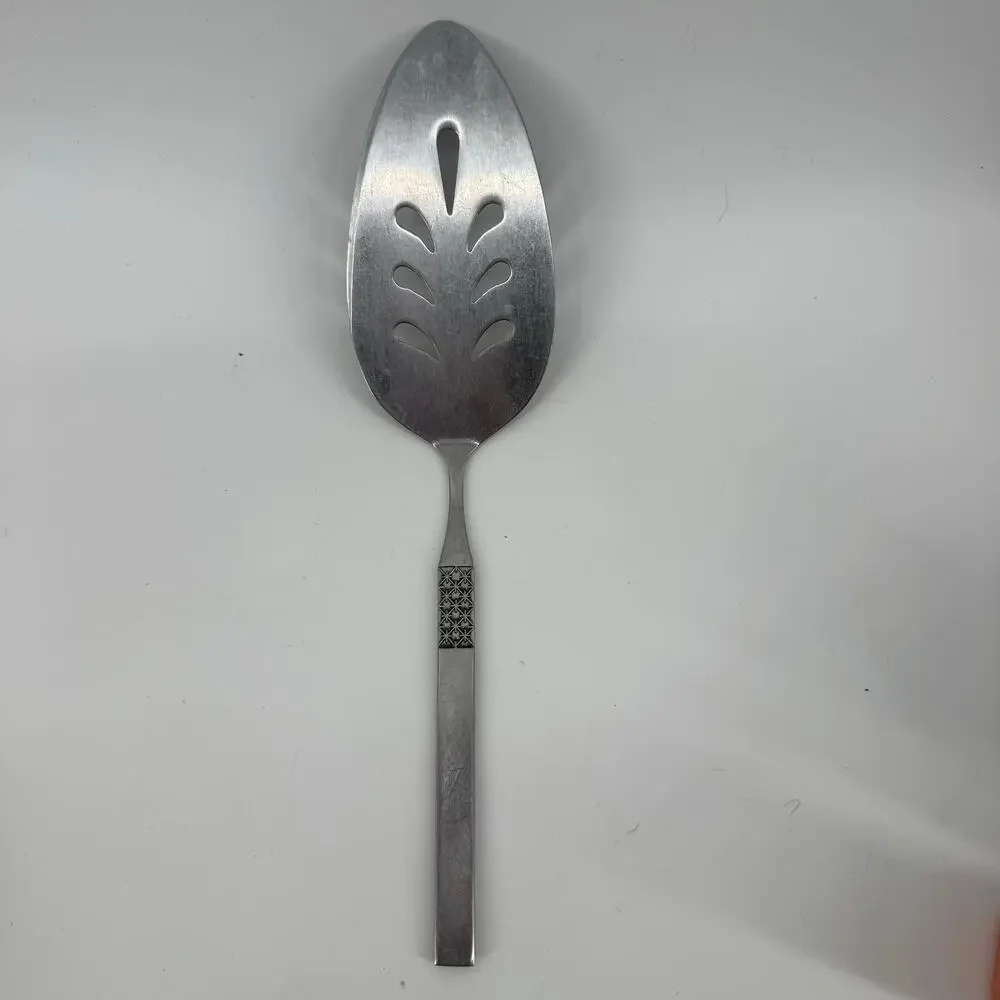 Oneida Atomic Starburst Pie Server MCM Stainless Steel